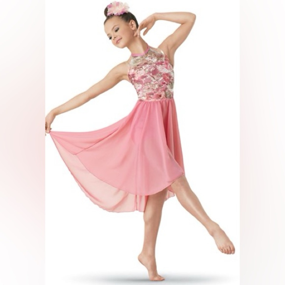 Weissman lyrical ballet costume, rose floral, LA